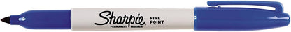 Sharpie Permanent Markers, Fine Point, Black, 12 Count
