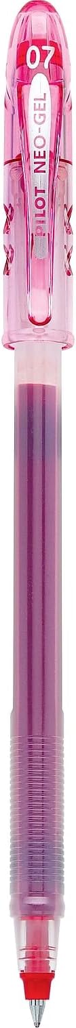 PILOT Neo-Gel Roller Ball Stick Pens, Black Ink, Fine Point, 12-Pack (14001)
