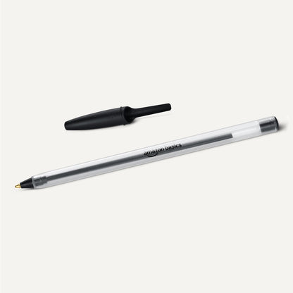 Amazon Basics Ballpoint Pens, Medium Point 1.0mm, Blue Ink, 144-Pack