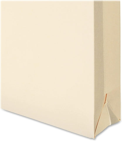 Smead File Jacket, Reinforced Straight-Cut Tab, 1-1/2" Expansion, Legal Size, Manila, 50 per Box (76540) (Pack of 1)