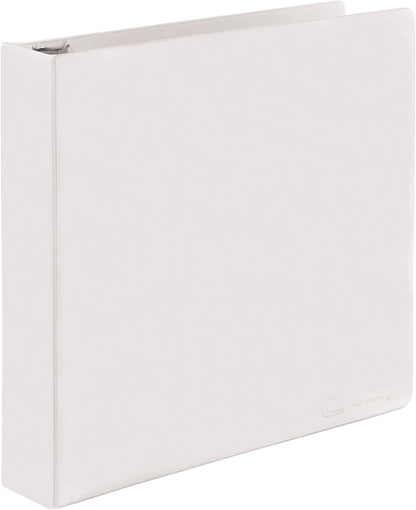 3 Inch Binder 3 Ring Binders Green, Slant D-Ring 3” Clear View Cover with 2 Inside Pockets, Heavy Duty Colored School Supplies Office and Home Binders – By Enday