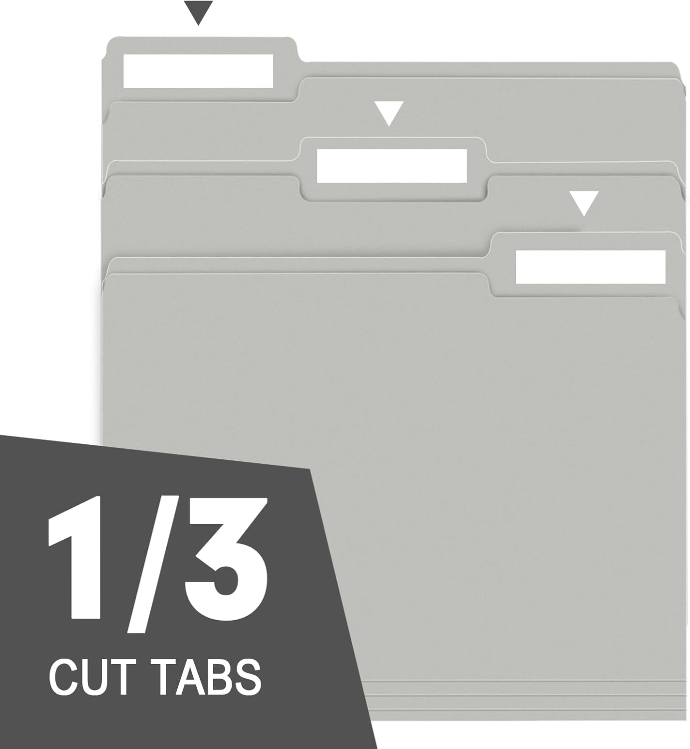 File Folder, RAZCC 150 Pack 1/3 Cut Tab File Folders Letter Size, Manila Folders, Folders with Tab, Great for Organizing and Easy File Storage
