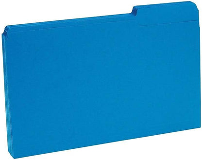 Staples Recycled File Folders, Legal Size, 1/3‑Cut Tabs, Manila, 30% Recycled Paper Stock, 100/Box