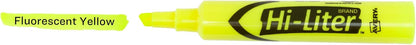 Avery Hi-Liter Desk-Style Highlighters, Smear Safe Ink, Chisel Tip, 12 Fluorescent Yellow Highlighters (24000)