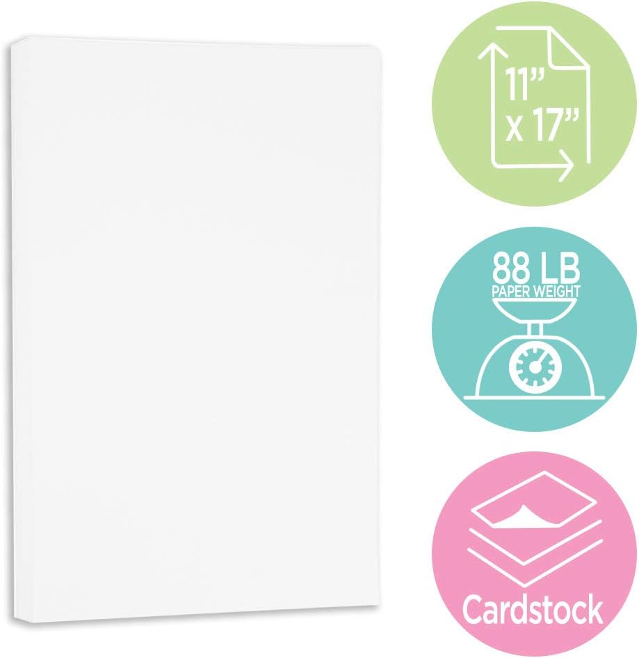JAM PAPER Ledger Matte 24lb Paper - 90 gsm - 11 x 17 Tabloid - Yellow Recycled - 100 Sheets/Pack