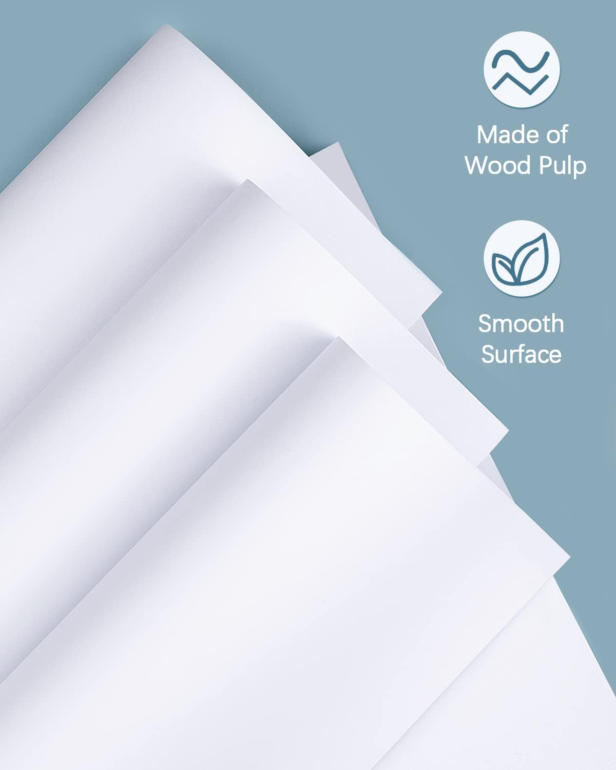Kraft Paper,Kraft Cardstock for Arts, Crafts, Office, 70 Sheets 8.5 x 11 Inches 180GSM Kraft Paper