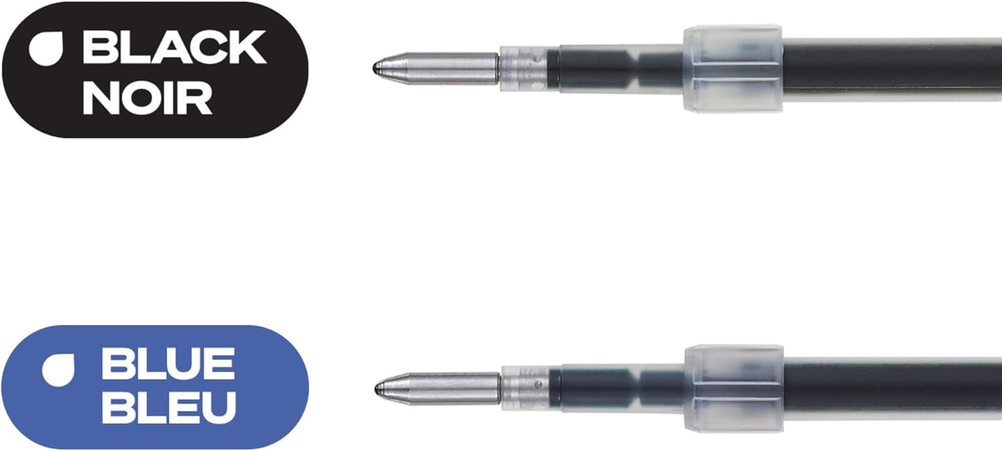 Uniball Jetstream RT Ballpoint Pen Refills, 1.0mm Medium Point, Blue Ink, 6 Refills