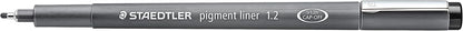 Staedtler Pigment Liner Pack, Black, 8 Pens, Assorted Line Widths, 0.05mm, 0.1mm, 0.2mm, 0.3mm, 0.5mm, 0.8mm, 1.0mm, 1.2mm