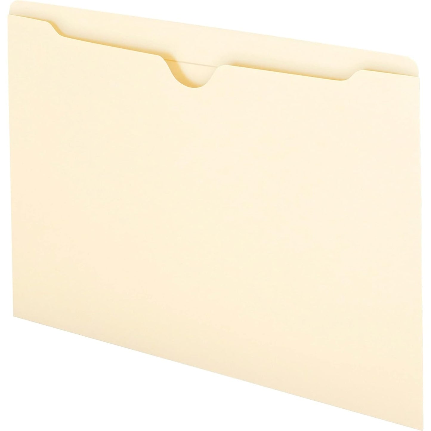 Smead File Jacket, Reinforced Straight-Cut Tab, Flat-No Expansion, Letter Size, Manila, 100 per Box (75500)