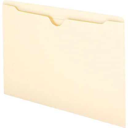 Smead File Jacket, Reinforced Straight-Cut Tab, Flat-No Expansion, Letter Size, Manila, 100 per Box (75500)