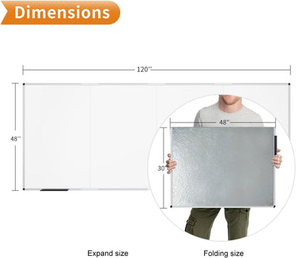 VIZ-PRO Magnetic Whiteboard/Dry Erase Board, 18 X 12 Inches, Includes 1 Eraser & 2 Markers & 4 Magnets