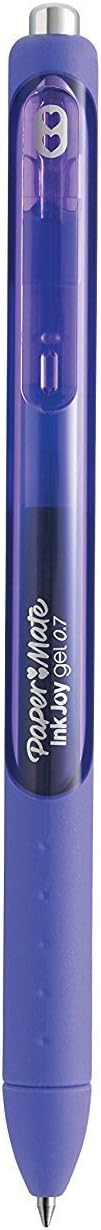 Paper Mate InkJoy Retractable Gel Pen, 0.7mm, Medium Point, 10-Count (Purple)