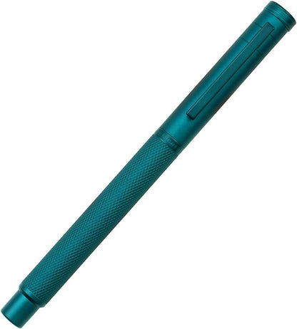 Hongdian Matte Black Forest Rollerball Pen with Schmidt Black Ink Refill, Classic Design with Metal Case for Business Signature