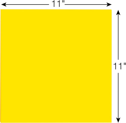 Post-it Super Sticky Big Notes, 11 in. x 11 in., Extra Large Sticky Notes Yellow, 1 Pad, 30 Sheets, Great for Vision Boards, Creative Projects, Study Spaces, Group Brainstorming, and More