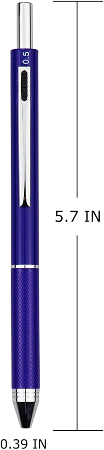 DUNBONG Ballpoint Metal D1 Refill for Multifunction Pen, Black pack of 5 pieces (Black)