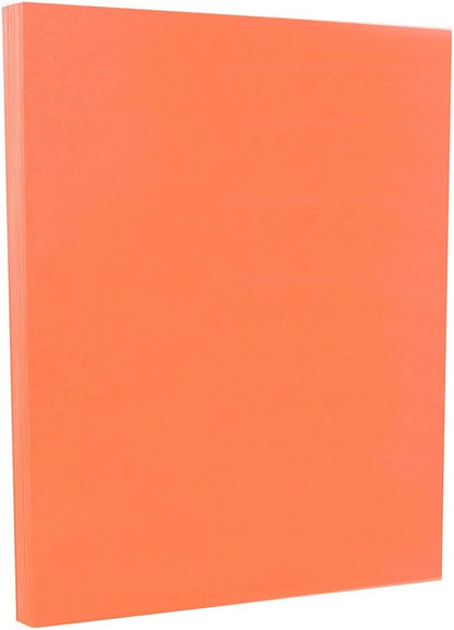 JAM PAPER Vellum Bristol 65lb Cardstock - 8.5 x 11 Coverstock - 147 gsm - Cream - 50 Sheets/Pack