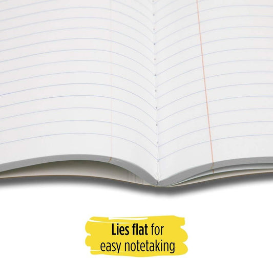 Five Star Composition Book/Notebook, Wide Ruled Paper, 100 Sheets, 9-3/4" x 7-1/2", Black (73810)