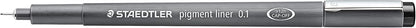 Staedtler Pigment Liner Pack, Black, 8 Pens, Assorted Line Widths, 0.05mm, 0.1mm, 0.2mm, 0.3mm, 0.5mm, 0.8mm, 1.0mm, 1.2mm