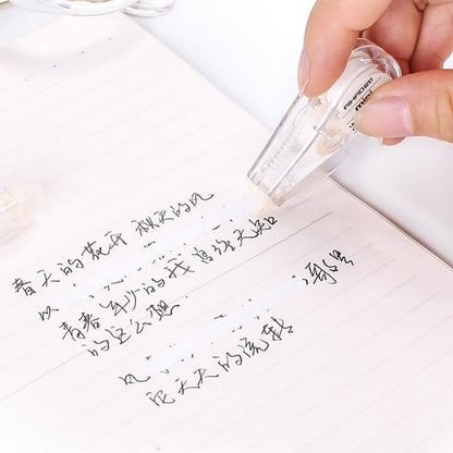 2 Pcs White Cute Correction Tape Mini Roller White Out Eraser, School Office Stationery Correction Tape for School Office Correction Product