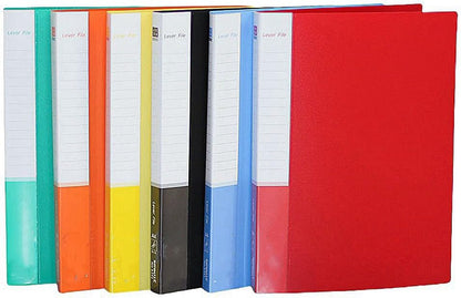 4 Pack A4 Double Strong Clips File Folder Report Cover, Punchless Binder, Clamp Binder Without Rings Office Project Folder,Documents File Folder, for Letter Size or A4 Size, 200 Sheet Capacity