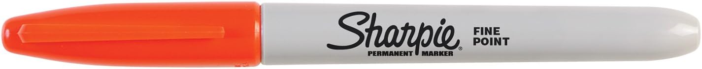 Sharpie Permanent Markers, Fine Point, Black, 12 Count