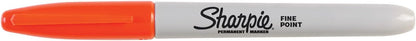 Sharpie Permanent Markers, Fine Point, Black, 12 Count
