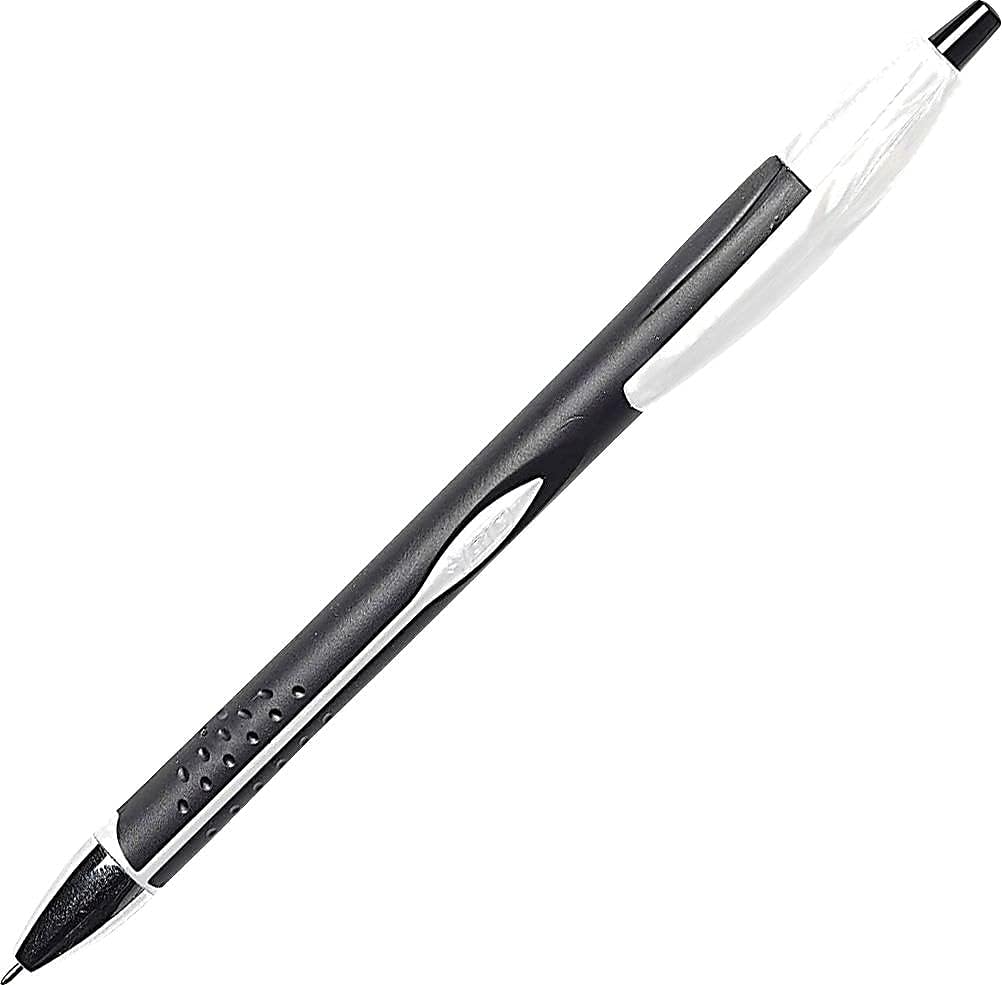 BIC Glide Exact Blue Retractable Ballpoint Pens, Fine Point (0.7mm), 12-Count Pack, Ultra Smooth Writing Blue Pens