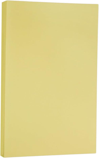 JAM PAPER Vellum Bristol 65lb Cardstock - 8.5 x 11 Coverstock - 147 gsm - Cream - 50 Sheets/Pack