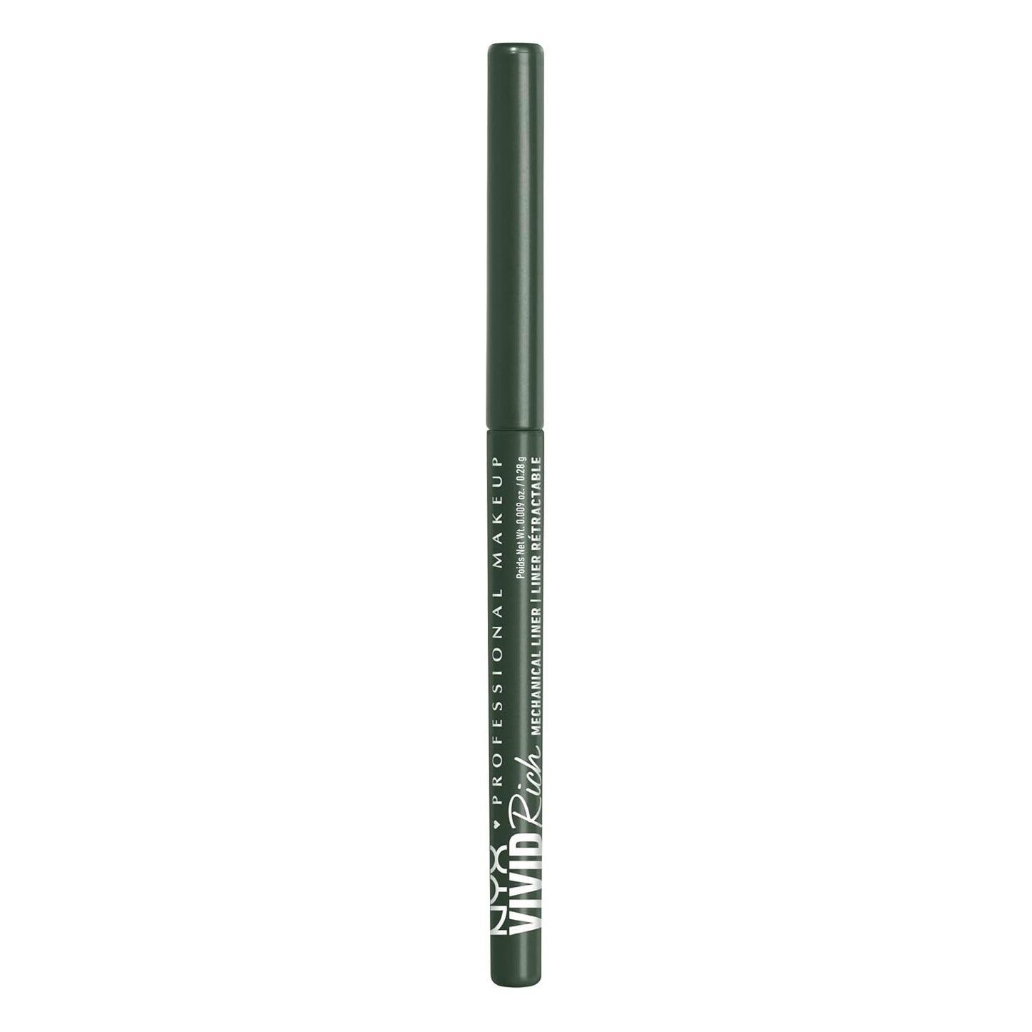 NYX PROFESSIONAL MAKEUP Vivid Rich Mechanical Eye Pencil, Vivid Rich Mechanical, Creamy Retractable Eyeliner - Smokin Topaz, Brown Eyeliner