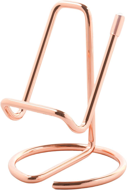 Business Card Holder for Desk, Cute Metal Card Organizers and Office Desk Accessories for Men and Women (Golden)