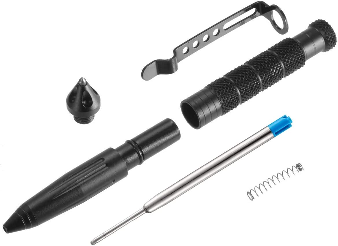 Pen Refills, 3.9in Blue Ink Pen Refills 1.0mm Replacement Ink for Ballpoint Pen Parker Pen Tactical Pen (10 Pack)