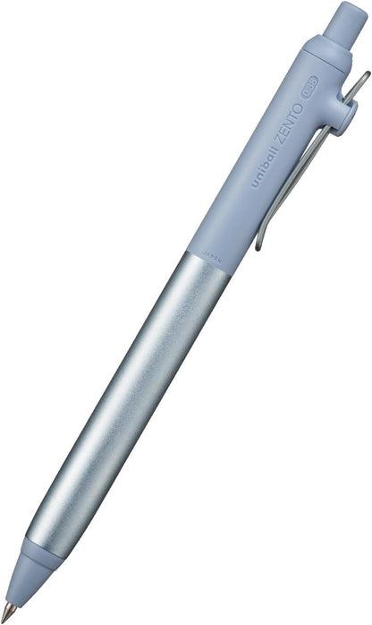 三菱鉛筆 uniball ZENTO Flow Model Rollerball Pen, Anodized Aluminum Grip, Fine 0.5mm, Water-Based Black Ink, Ultra-Smooth with Reduced Friction, Jade, UBNZF05.7