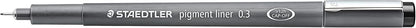 Staedtler Pigment Liner Pack, Black, 8 Pens, Assorted Line Widths, 0.05mm, 0.1mm, 0.2mm, 0.3mm, 0.5mm, 0.8mm, 1.0mm, 1.2mm
