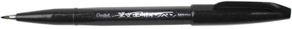 Pentel Fude Touch Sign Pen, Pink, Felt Pen Like Brush Stroke (SES15C-P)