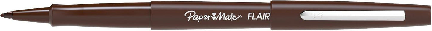 Paper Mate Flair Felt Tip Pens, Medium Point (0.7mm), Limited Edition Candy Pop Pack, 6 Count