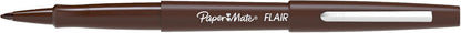 Paper Mate Flair Felt Tip Pens, Medium Point (0.7mm), Limited Edition Candy Pop Pack, 6 Count