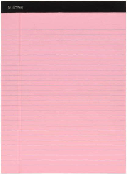 Mintra Office White Legal Pads – Ruled Notepads and Micro-Perforated Sheets, Ideal for Writing, Note-Taking & Creativity, Office, or Professional Use, Basic Pad 6 pack, 8.5"x11" (Narrow Ruled)