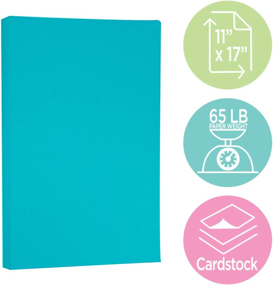 JAM PAPER Ledger Matte 24lb Paper - 90 gsm - 11 x 17 Tabloid - Yellow Recycled - 100 Sheets/Pack