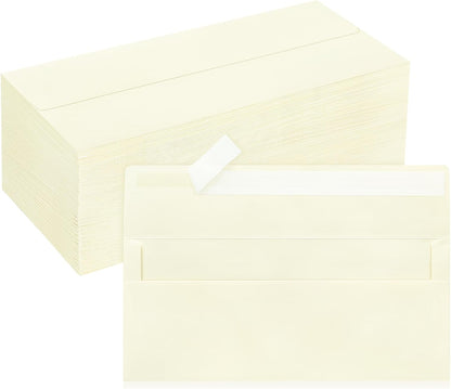 50 Pack #10 Business Envelopes, Sage Green Standard Envelopes Self Seal, Letter Size Mailing Envelopes for Checks Letters Invoices Statements Birthday Graduation Wedding, 4 1/8 x 9 1/2 Inch
