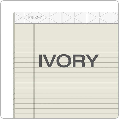 Tops Prism Writing Pads, 8-1/2" x 11-3/4", Legal Rule, Gray, Perforated, 50 Sheets, 12 Pack (63160)