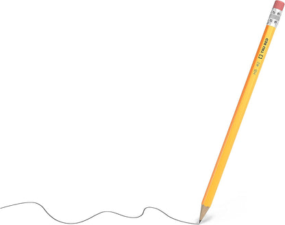 STAPLES Wooden Pencils, #2 Lead, Pre‑Sharpened, Yellow, 72 Pack – Classic Hex Pencils for School, Testing & Office Use