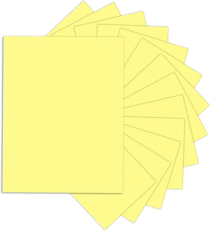 24 Sheets Cream Cardstock 8.5 x 11 Off White Paper, Goefun Ivory Card Stock Printer Paper for Cards Making, Office Printing, Certificate