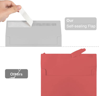 Joyberg 72 Packs #10 Envelopes, Business Envelopes, Envelopes Self Seal, Security Envelopes, Peel and Seal Closure, Size 4-1/8 X 9-1/2 Inches, White, 26LB