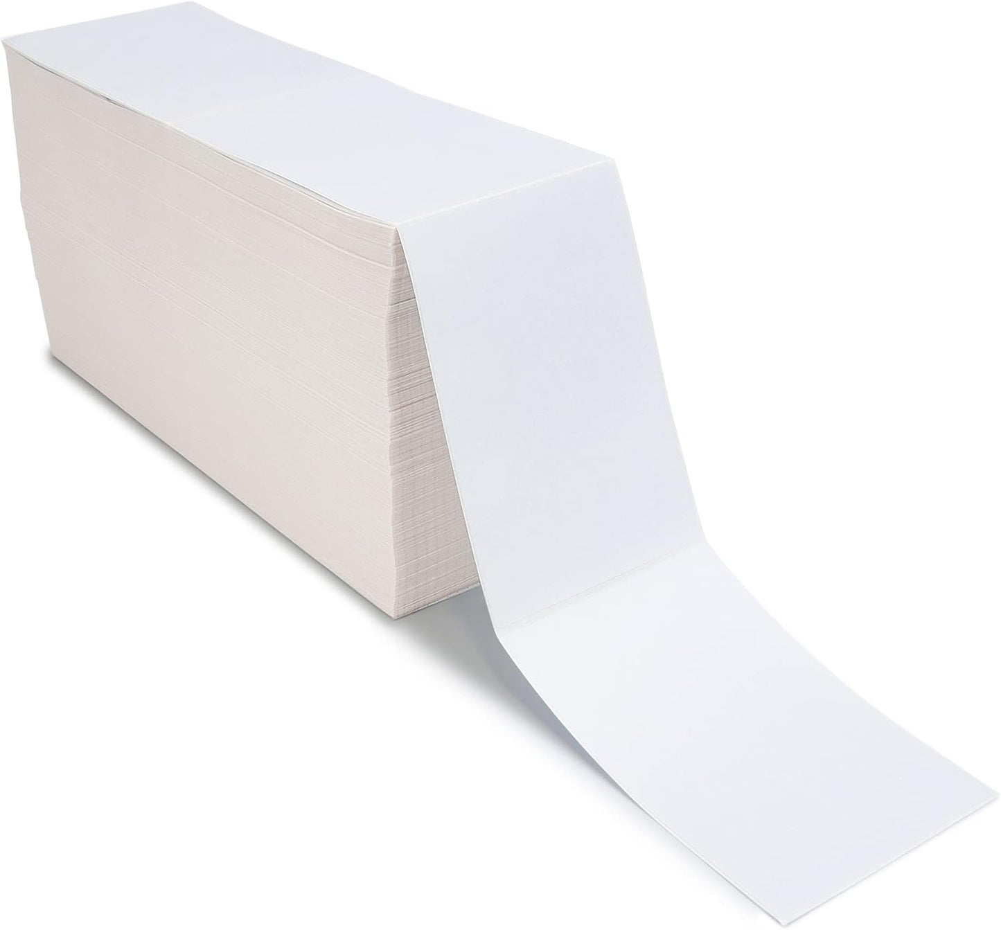 L LIKED 200 4x6 Thermal Labels Fanfold, Direct Thermal Shipping Labels - Perforated and Strong Adhesive