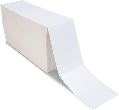 L LIKED 200 4x6 Thermal Labels Fanfold, Direct Thermal Shipping Labels - Perforated and Strong Adhesive