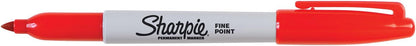 Sharpie Permanent Markers, Fine Point, Black, 12 Count