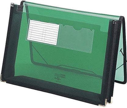 Smead Poly File Wallet with Closure, 2-1/4" Expansion, Flap and Cord, Translucent, Letter Size, Purple (71952)