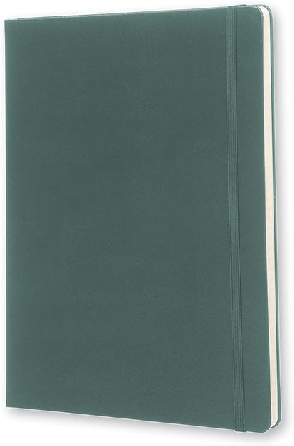 Moleskine Classic Notebook, Hard Cover, Ruled/Lined, XL (7.5" x 9.5"), Forest Green, 192 Pages