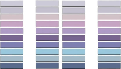 800 Pcs Purple Sticky Index Tabs, Page Markers Notes Tabs Writable and Repositionable Book Flags Tabs Strip Index Tabs for Page Marking Classify File