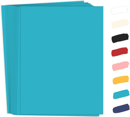 50 Pack White Cardstock 8.5 x 11 White Paper, Goefun 65lb Card Stock Printer Paper for Cards Making, Office Printing, Certificate